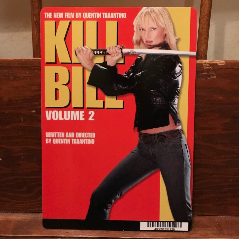 Mini Movie Poster - Kill Bill - Action Art Home Office Wall Decor Fits A5 Frame